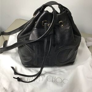 Black Jimmy Choo Bucket Bag